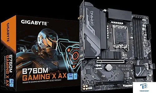 картинка Материнская плата GigaByte B760M GAMING X AX DDR5