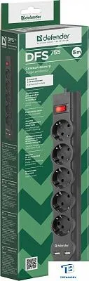 картинка Сетевой фильтр Defender 99755