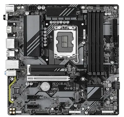 картинка Материнская плата Gigabyte B760M DS3H WIFI6E GEN5