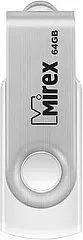 картинка Флэш накопитель Mirex 64GB 13600-FMUSWT64