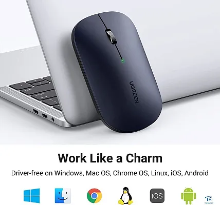 картинка Мышь Ugreen MU001 90374 зеленый