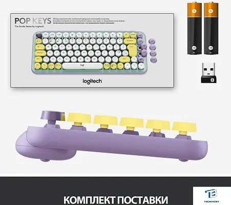 картинка Клавиатура Logitech Pop Keys 920-010717