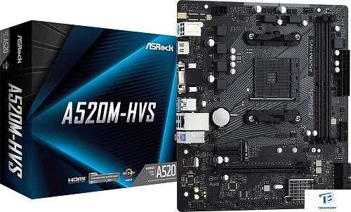 картинка Материнская плата Asrock A520M-HVS