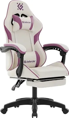 картинка Кресло Defender Serenity 64833 Белый/фиолетовый