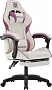 картинка Кресло Defender Serenity 64833 Белый/фиолетовый - превью 1