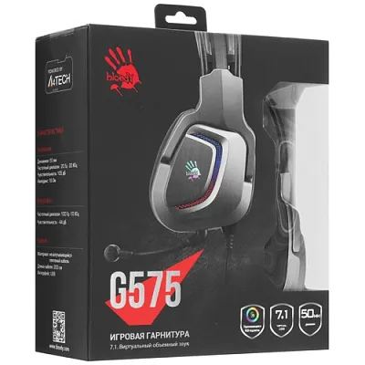 картинка Наушники A4Tech Bloody G575 серый