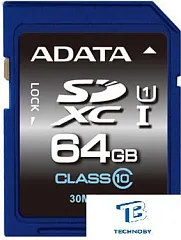 картинка Карта памяти A-Data 64GB ASDX64GUICL10-R