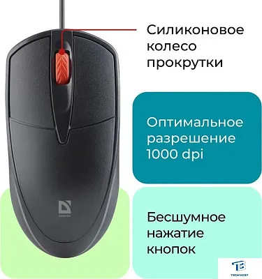картинка Набор (Клавиатура+мышь) Defender Line C-511 45511