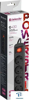 картинка Удлинитель Defender 99338