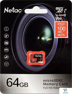 картинка Карта памяти Netac 64GB NT02P500PRO-064G-S