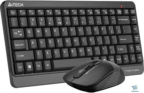 картинка Набор (Клавиатура+мышь) A4Tech Fstyler FG1110 черный/серый