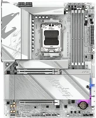 картинка Материнская плата GigaByte X870 Aorus Elite X3D Ice