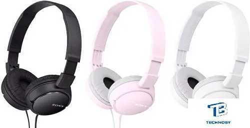 картинка Наушники Sony MDR-ZX110 белый