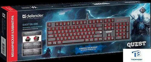 картинка Клавиатура Defender Quest GK-596
