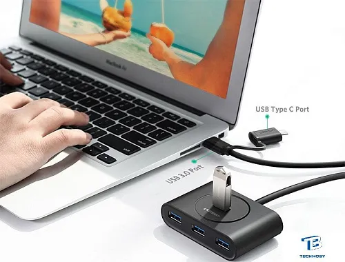 картинка USB хаб Ugreen CR113 40850