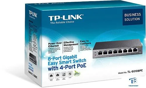 картинка Коммутатор TP-Link TL-SG108PE