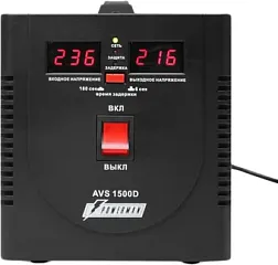 картинка Стабилизатор напряжения Powerman AVS 1500D Black