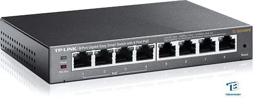 картинка Коммутатор TP-Link TL-SG108PE