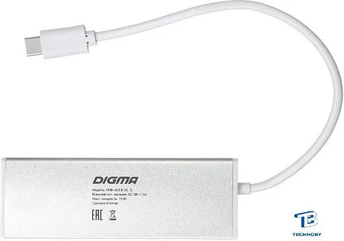 картинка USB хаб Digma HUB-4U3.0-UC-S