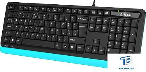 картинка Клавиатура A4Tech Fstyler FKS10 Черный/синий