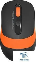 картинка Мышь A4Tech Fstyler FG10 черный/оранжевый
