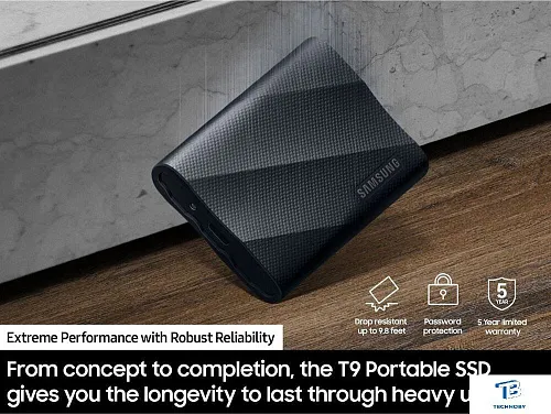картинка Внешний SSD Samsung T9 2TB MU-PG2T0B/WW