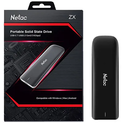 картинка Внешний SSD Netac 1TB NT01ZX10-001T-32BK