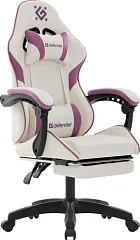 картинка Кресло Defender Serenity 64833 Белый/фиолетовый