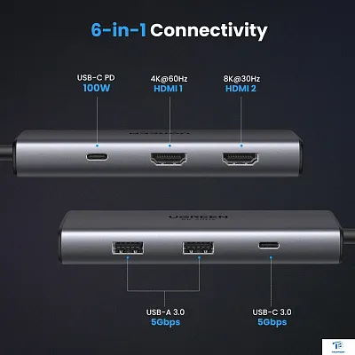картинка USB хаб Ugreen CM498-15852