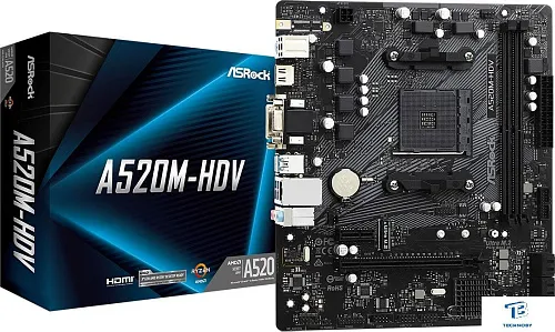 картинка Материнская плата ASRock A520M-HDV
