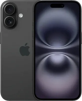 картинка Смартфон iPhone 16 Black 128GB MYE73