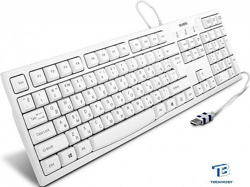 картинка Клавиатура Sven KB-S300 USB Белый