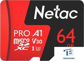 картинка Карта памяти Netac 64GB NT02P500PRO-064G-R