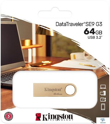 картинка Флэш накопитель Kingston DTSE9G3/64GB