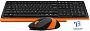 картинка Набор (Клавиатура+мышь) A4Tech Fstyler F1010 черный/оранжевый - превью 1