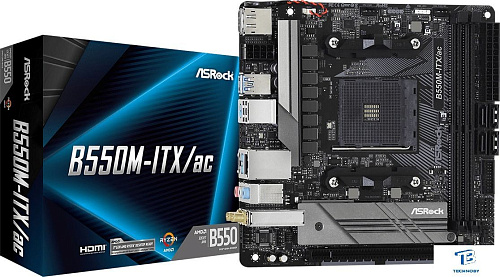 картинка Материнская плата ASRock B550M-ITX/ac