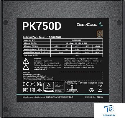 картинка Блок питания Deepcool R-PK750D-FA0B-EU