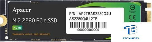 картинка Накопитель SSD Apacer 2TB AP2TBAS2280Q4U-1