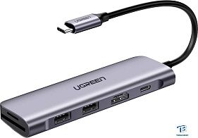 картинка USB хаб Ugreen CM195 70411