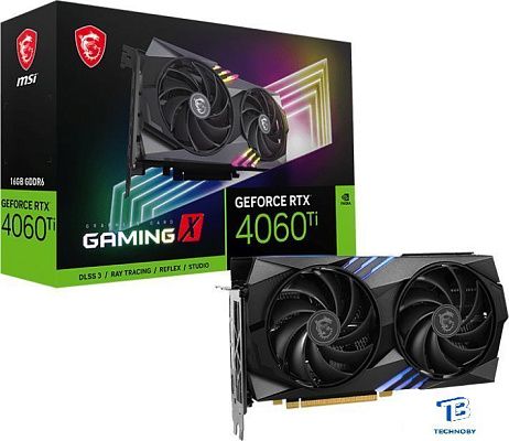 картинка Видеокарта MSI RTX 4060 Ti GAMING X 16G