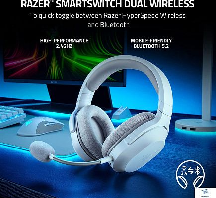 картинка Наушники Razer Barracuda X 2022 белый