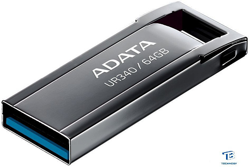 картинка Флэш накопитель A-Data 64GB AROY-UR340-64GBK