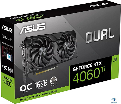 картинка Видеокарта Asus RTX 4060 Ti (DUAL-RTX4060TI-O16G-EVO)