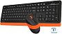 картинка Набор (Клавиатура+мышь) A4Tech FG1010 черный/оранжевый - превью 2