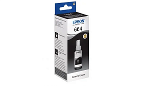 картинка Картридж Epson C13T664198 T6641 черный