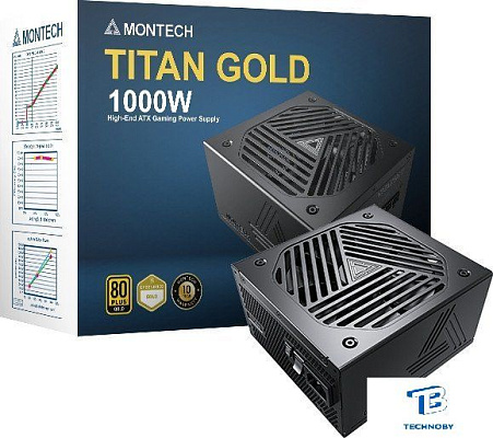 картинка Блок питания Montech 1000W TITAN GOLD