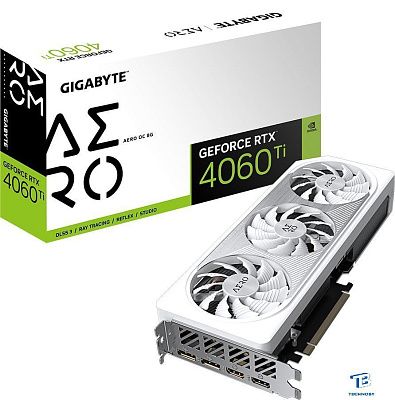 картинка Видеокарта Gigabyte RTX 4060 Ti (GV-N406TAERO OC-8GD)