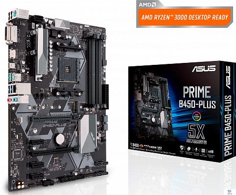 картинка Материнская плата Asus PRIME B450-PLUS