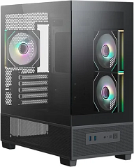 картинка Корпус XASTRA Q500M 3ARGB-FG-C10-UC Black