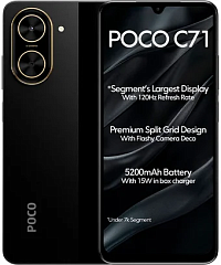 картинка Смартфон POCO C71 Black 3GB/64GB